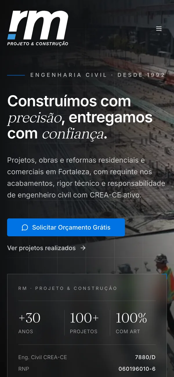 RM Projeto & Construção — detalhe 1